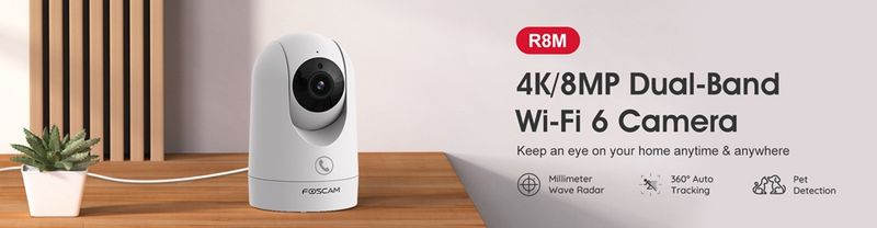 Foscam R8M Motorisert WIFI innendørs overvåkningskamera